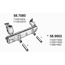 58.7080 ASSO Глушитель выхлопных газов конечный