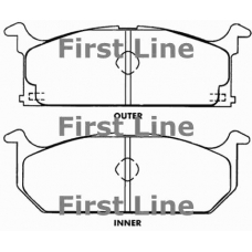 FBP1443 FIRST LINE Комплект тормозных колодок, дисковый тормоз