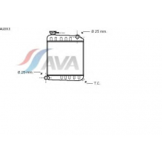AU2013 AVA Радиатор, охлаждение двигателя