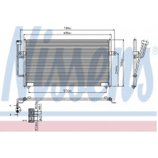 940101 NISSENS Конденсатор, кондиционер