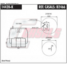 B2466 CASALS Кожух пневматической рессоры