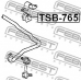 TSB-765 FEBEST Опора, стабилизатор