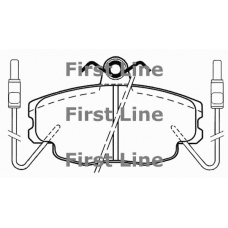 FBP1155 FIRST LINE Комплект тормозных колодок, дисковый тормоз
