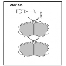 ADB1424 Allied Nippon Тормозные колодки