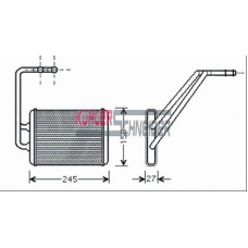 5790161 KUHLER SCHNEIDER Теплообменник, отопление салона