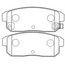 PN-2467 JNBK Колодки тормозные