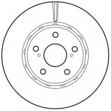 562729BC BENDIX Тормозной диск