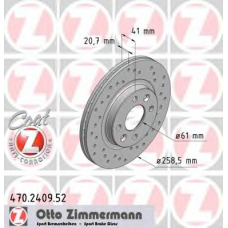 470.2409.52 ZIMMERMANN Тормозной диск