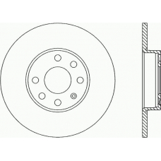 BDR1806.10 OPEN PARTS Тормозной диск