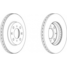 DDF1231-1 FERODO Тормозной диск