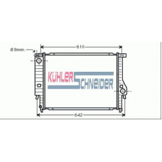 1404901 KUHLER SCHNEIDER Радиатор, охлаждение двигател