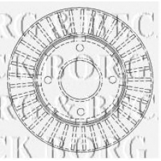 BBD4477 BORG & BECK Тормозной диск