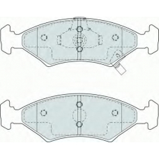 T0610279 RAMEDER Комплект тормозных колодок, дисковый тормоз