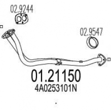 01.21150 MTS Труба выхлопного газа