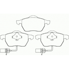 P 85 085 BREMBO Комплект тормозных колодок, дисковый тормоз