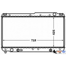 8MK 376 773-601 HELLA Радиатор, охлаждение двигателя