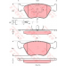 GDB1192 TRW Комплект тормозных колодок, дисковый тормоз