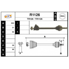 R1126 SNRA Приводной вал