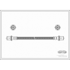 19035056 CORTECO Тормозной шланг