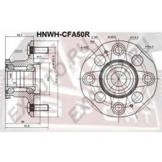 HNWH-CFA50R ASVA Ступица колеса