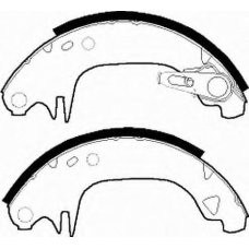 T0611162 RAMEDER Комплект тормозных колодок