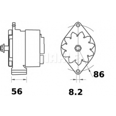 MG 313 MAHLE Генератор