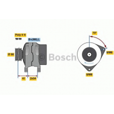 0 986 080 340 BOSCH Генератор