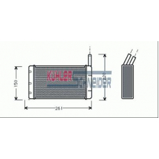 3690401 KUHLER SCHNEIDER Теплообменник, отопление салона