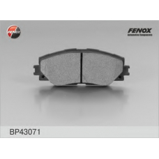 BP43071 FENOX Комплект тормозных колодок, дисковый тормоз