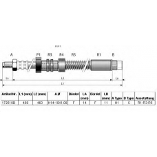 172510B BENDIX Тормозной шланг