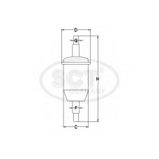 ST 341 SCT Топливный фильтр