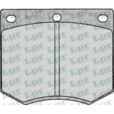 05P126 LPR Комплект тормозных колодок, дисковый тормоз