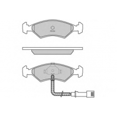 12-0266 E.T.F. Комплект тормозных колодок, дисковый тормоз