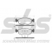 1501222516 S.b.s. Комплект тормозных колодок, дисковый тормоз