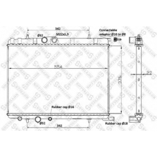 10-25120-SX STELLOX Радиатор, охлаждение двигателя