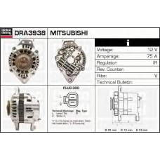 DRA3938 DELCO REMY Генератор