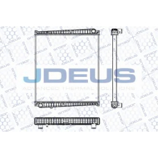 RA1230921 JDEUS Радиатор, охлаждение двигателя