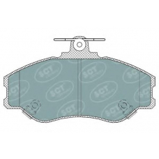 SP 323 SCT Комплект тормозных колодок, дисковый тормоз