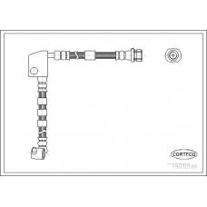 19032186 CORTECO Тормозной шланг