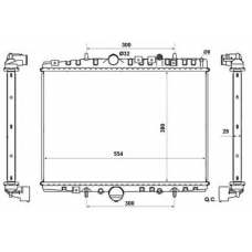 58303 NRF Радиатор, охлаждение двигателя