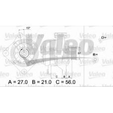 436653 VALEO Генератор