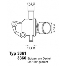 3361.87D WAHLER Термостат, охлаждающая жидкость