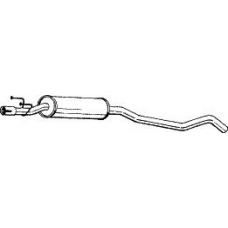 281-039 BOSAL Средний глушитель выхлопных газов