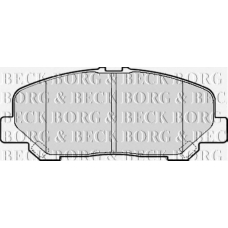 BBP2082 BORG & BECK Комплект тормозных колодок, дисковый тормоз