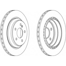 DDF1457 FERODO Тормозной диск