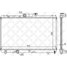 10-25114-SX STELLOX Радиатор, охлаждение двигателя
