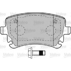 601004 VALEO Комплект тормозных колодок, дисковый тормоз