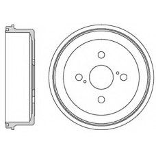 VBE692 MOTAQUIP Тормозной барабан
