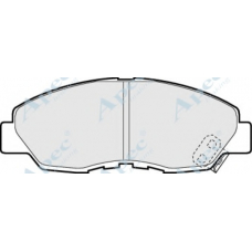 PAD679 APEC Комплект тормозных колодок, дисковый тормоз