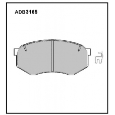 ADB3165 Allied Nippon Тормозные колодки